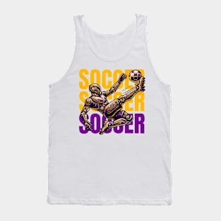 Robot Soccer Player Tank Top